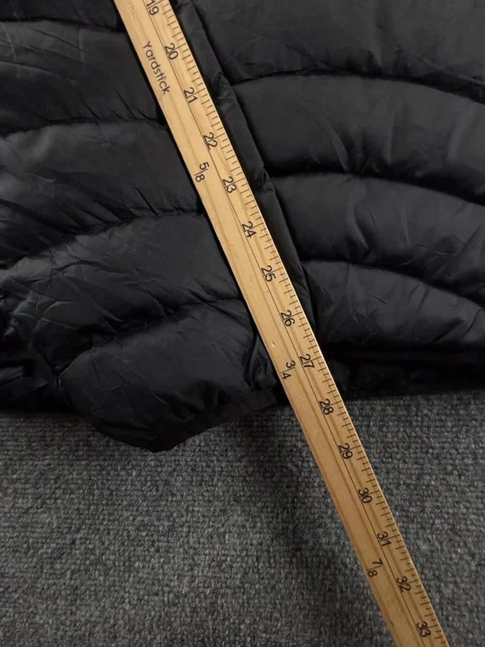 Marmot Men 600 Fill Black Down Insulated Winter Jacket Size Large Zip Pockets